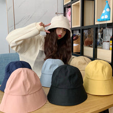 Load image into Gallery viewer, Trendy Japanese sunscreen bucket hat Korea ins basin hat
