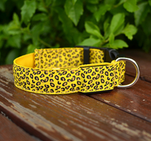 Load image into Gallery viewer, LED Dog Collar Safety Adjustable Nylon Leopard Pet Collar
