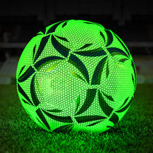 Load image into Gallery viewer, Luminate Soccer Practice Football Glowing Training Ball
