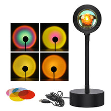 Load image into Gallery viewer, Sunset Projection Lamp Sunset Projector Night Light Wall Decoration Lighting
