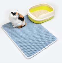 Load image into Gallery viewer, Pet Cat Litter Mat Pet Supplies EVA Double Cat Litter Mat
