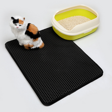 Load image into Gallery viewer, Pet Cat Litter Mat Pet Supplies EVA Double Cat Litter Mat
