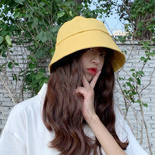 Load image into Gallery viewer, Trendy Japanese sunscreen bucket hat Korea ins basin hat
