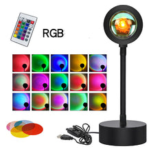 Load image into Gallery viewer, Sunset Projection Lamp Sunset Projector Night Light Wall Decoration Lighting
