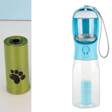 Load image into Gallery viewer, Portable Cat Dog Water Bottle Food Feeder Drinker Poop Dispenser 3 In 1 Leak-proof Multifunctional Dog Water Bottle Pet Products
